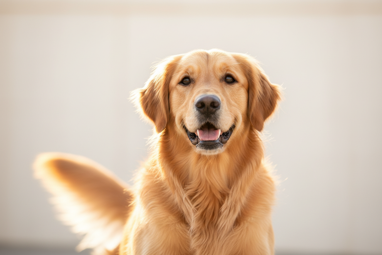 just a great image of a dog simple background